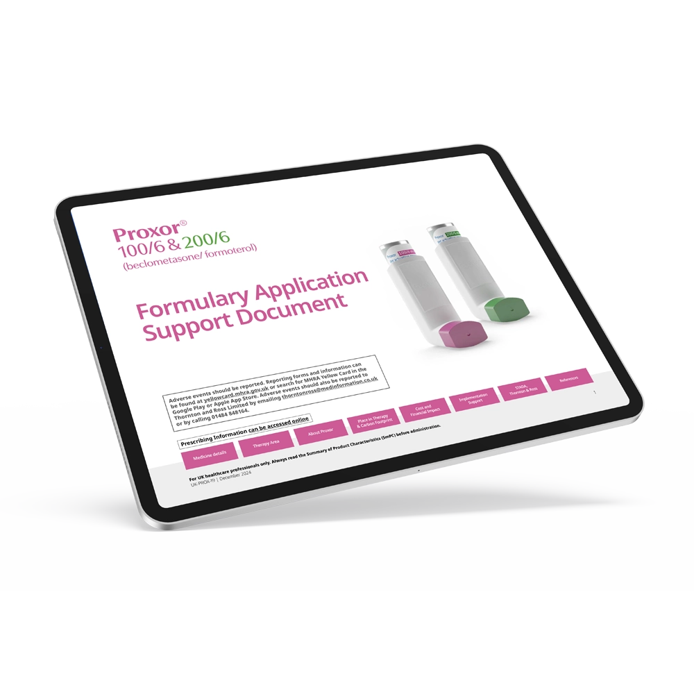 Proxor<sup>®</sup> Formulary Application Support