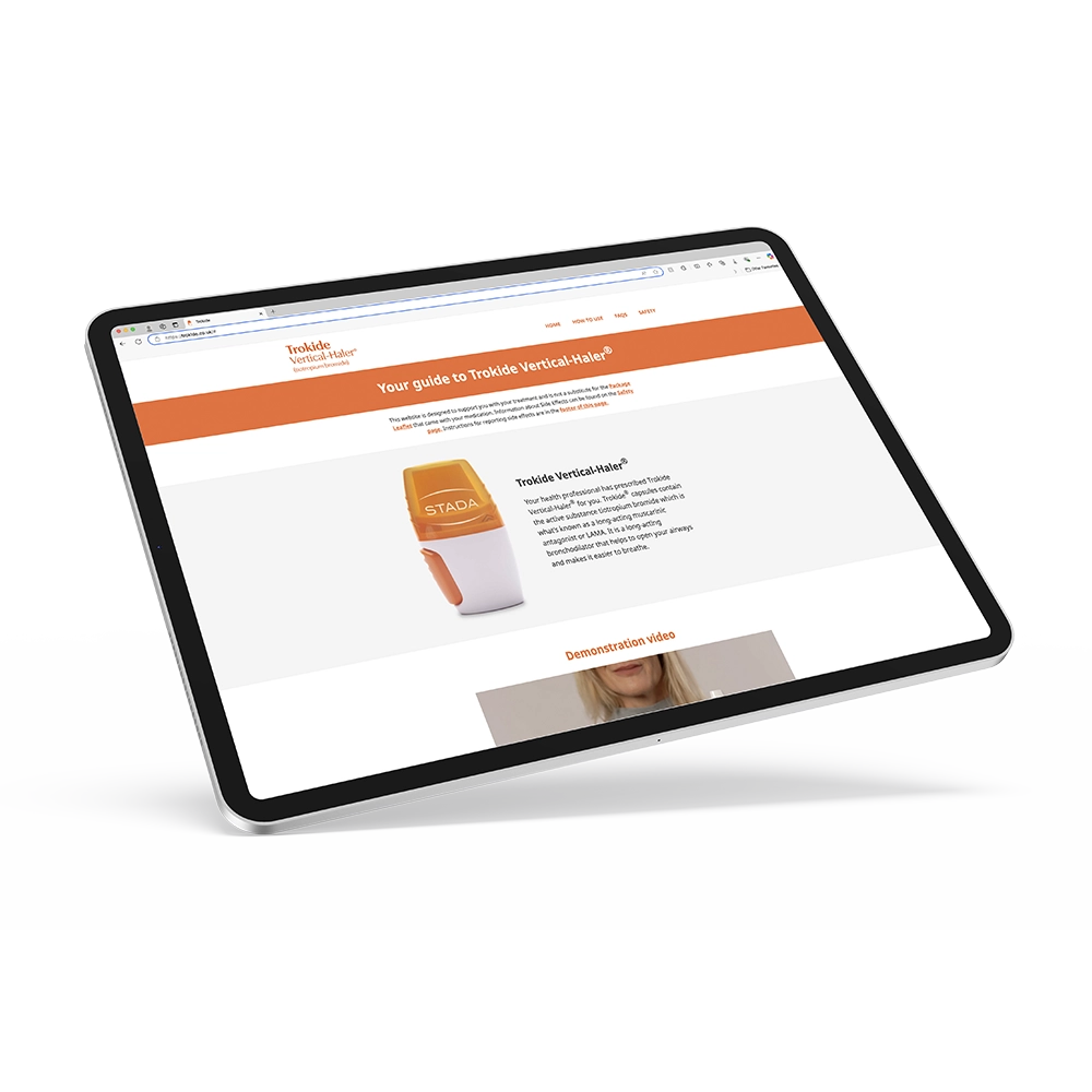 Trokide<sup>®</sup> Patient Website